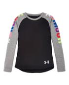 Under Armour Girls' Pre-school Ua Favorites Raglan Long Sleeve Shirt