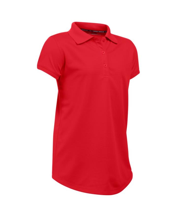 Under Armour Girls' Pre-school Ua Uniform Short Sleeve Polo
