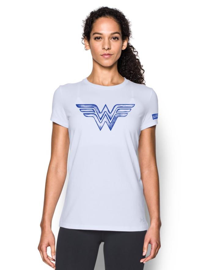 Women's Under Armour Alter Ego Retro Wonder Woman Warrior Princess Graphic T-shirt