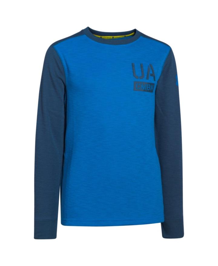 Under Armour Boys' Ua Combine Training Long Sleeve Crew