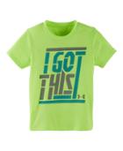 Under Armour Boys' Pre-school Ua I Got This Short Sleeve T-shirt