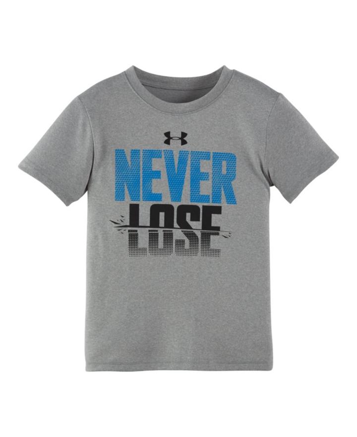 Under Armour Boys' Toddler Ua Never Lose Short Sleeve T-shirt