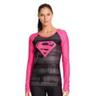 Under Armour Women's Ua Heatgear Sonic Supergirl Long Sleeve