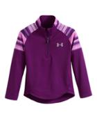 Under Armour Girls' Toddler Ua Blurred Shimmer Stripe 1/4 Zip