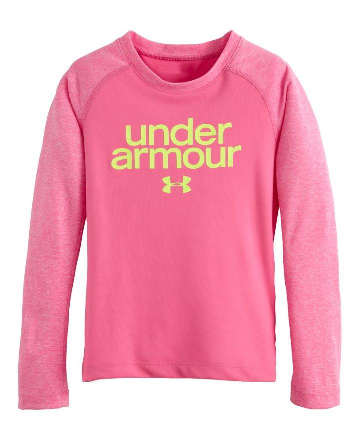 Under Armour Girls' Pre-school Ua Comingled Raglan