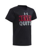 Under Armour Boys' Toddler Ua Never Quit Short Sleeve T-shirt