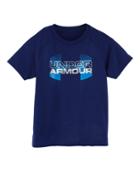 Under Armour Boys' Pre-school Ua Big Logo Hybrid Short Sleeve T-shirt