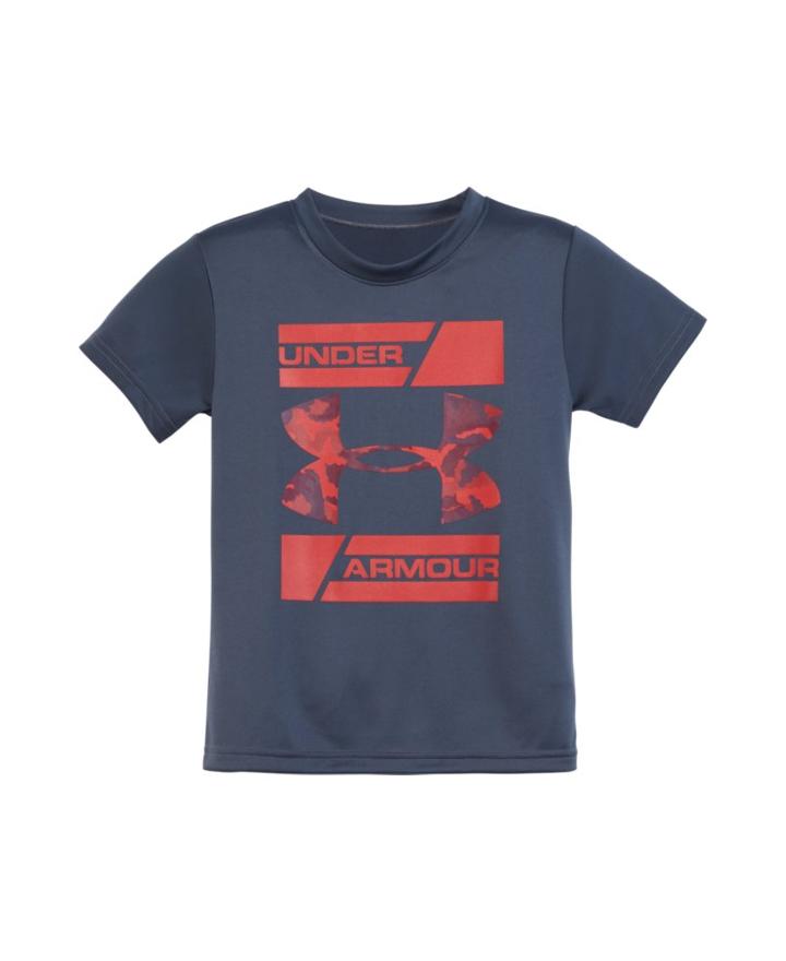 Under Armour Boys' Toddler Ua Camo Branded Short Sleeve Shirt