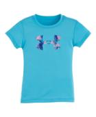 Under Armour Girls' Pre-school Ua Knockout Big Logo Short Sleeve T-shirt