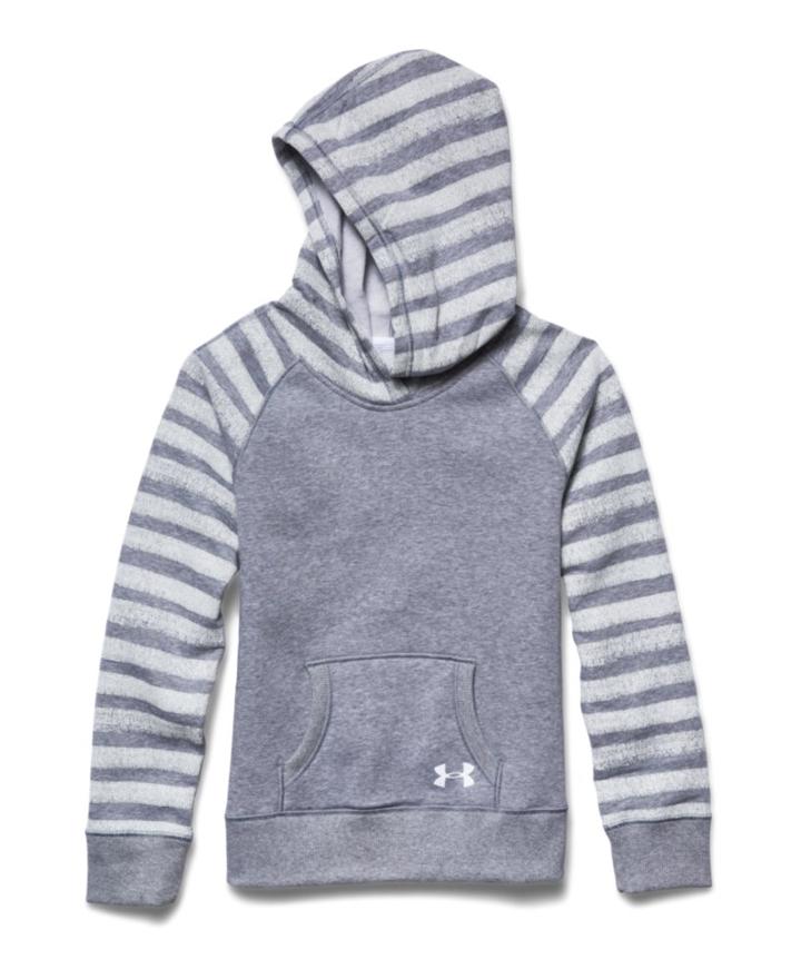 Under Armour Girls' Ua Rival Printed Fleece Hoodie