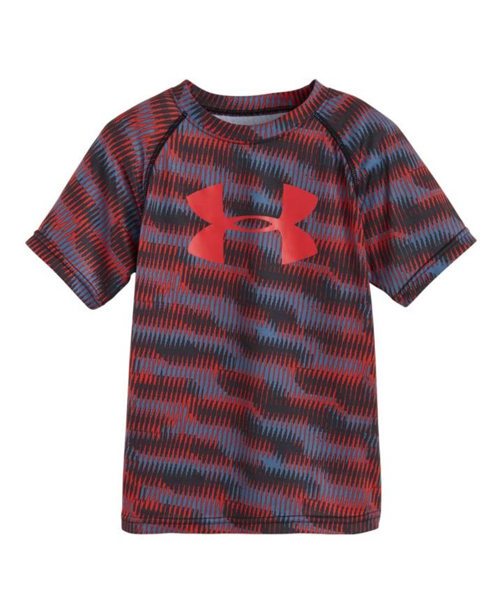 Under Armour Boys' Pre-school Geo Stacked Printed T-shirt