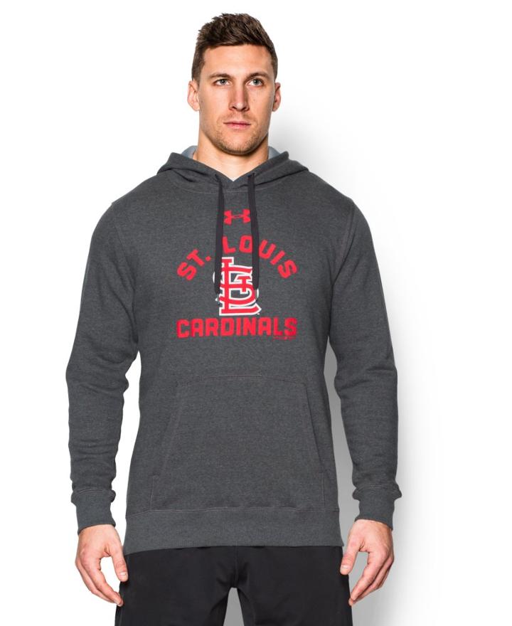 Under Armour Men's St. Louis Cardinals Ua Rival Fleece Hoodie