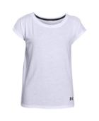 Under Armour Girls' Ua Studio Sport Charged Cotton Tri-blend T-shirt