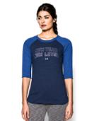 Under Armour Women's Ua Charged Cotton Tri-blend New Years Raglan