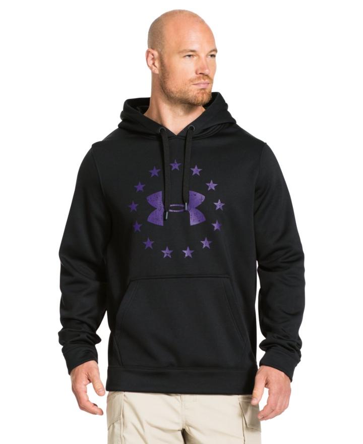 Under Armour Men's Armour Fleece Storm Freedom Logo Hoodie