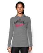 Under Armour Women's Maryland Ua Charged Cotton Tri-blend Hoodie