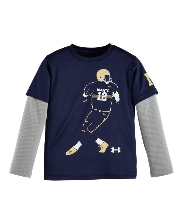 Under Armour Boys' Toddler Navy Football Player Slider