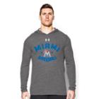 Under Armour Men's Miami Marlins Ua Tri-blend Hoodie
