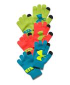 Under Armour Boys' Ua Chillz Neon Gloves 3-pack