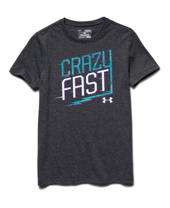 Under Armour Girls' Ua Crazy Fast Short Sleeve