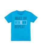 Under Armour Boys' Toddler Ua Wake Up Win Repeat Short Sleeve Shirt