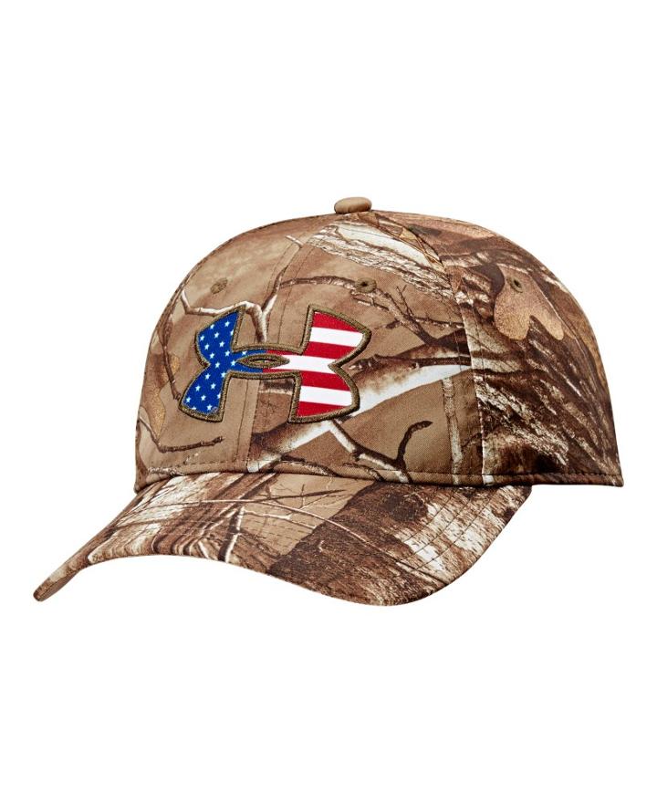 Under Armour Men's Ua Big Logo Americana Camo Cap
