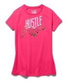 Under Armour Girls' Ua Hustle & Heart T-shirt