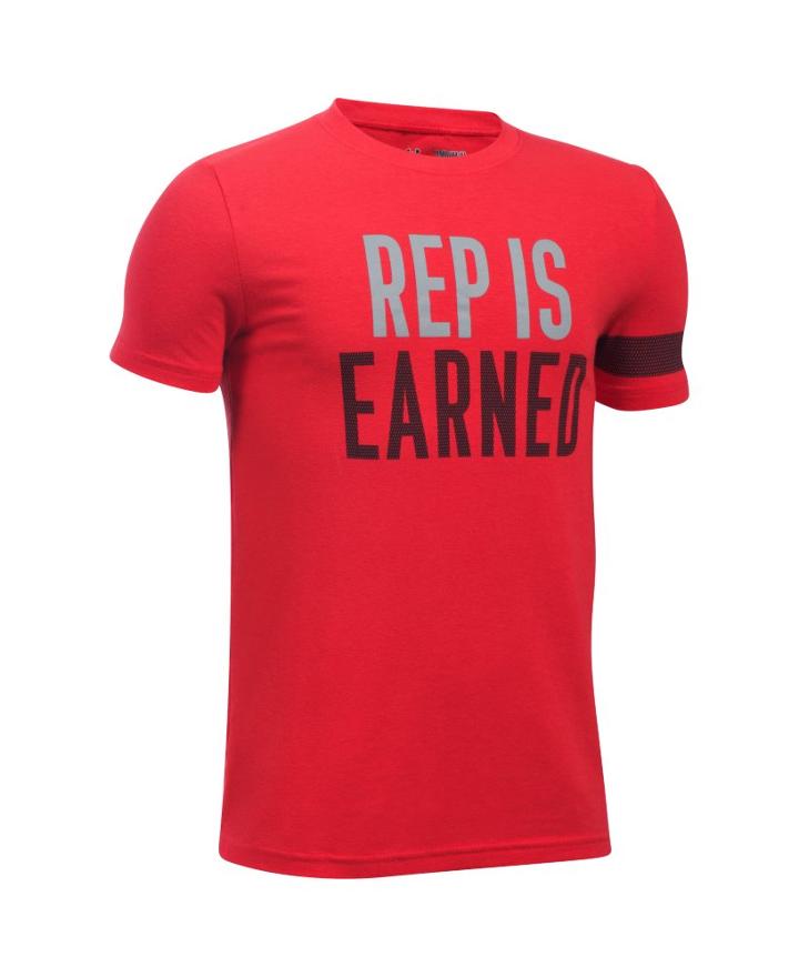 Under Armour Boys' Ua Rep Is Earned T-shirt
