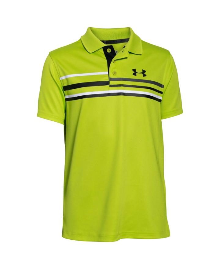Under Armour Boys' Ua Blade Edge Stripe Polo