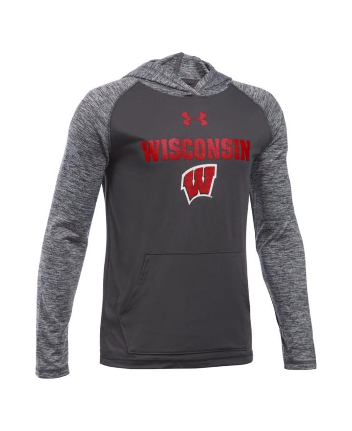 Under Armour Boys' Wisconsin Ua Tech Hoodie