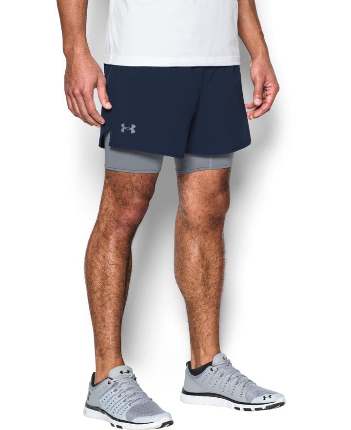 Under Armour Men's Ua Qualifier 2-in-1 Shorts