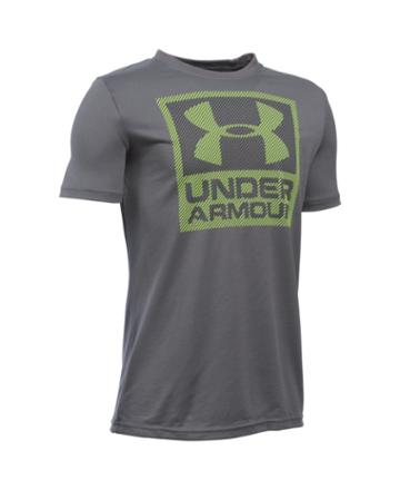 Under Armour Boys' Ua Striped Logo T-shirt