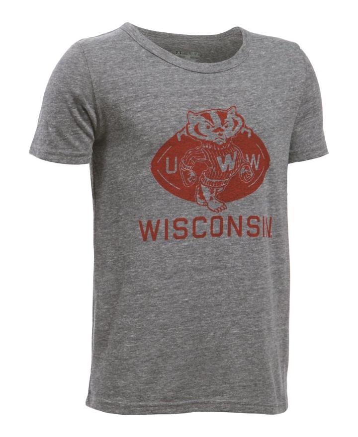 Under Armour Boys' Wisconsin Ua Iconic T-shirt
