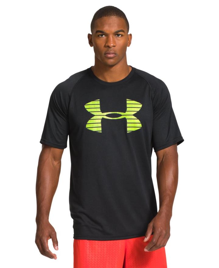 Under Armour Men's Ua Core Broken Stripe Logo T-shirt