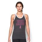 Under Armour Ua Power In Pink Charged Cotton Tri-blend Under Armour Tank