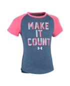 Under Armour Girls' Toddler Ua Make It Count T-shirt