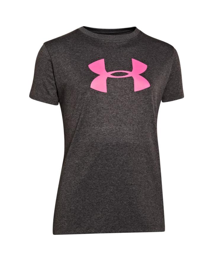 Under Armour Girls' Ua Big Logo Short Sleeve T-shirt