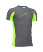 Under Armour Boys' Heatgear Armour Patterned Short Sleeve Shirt