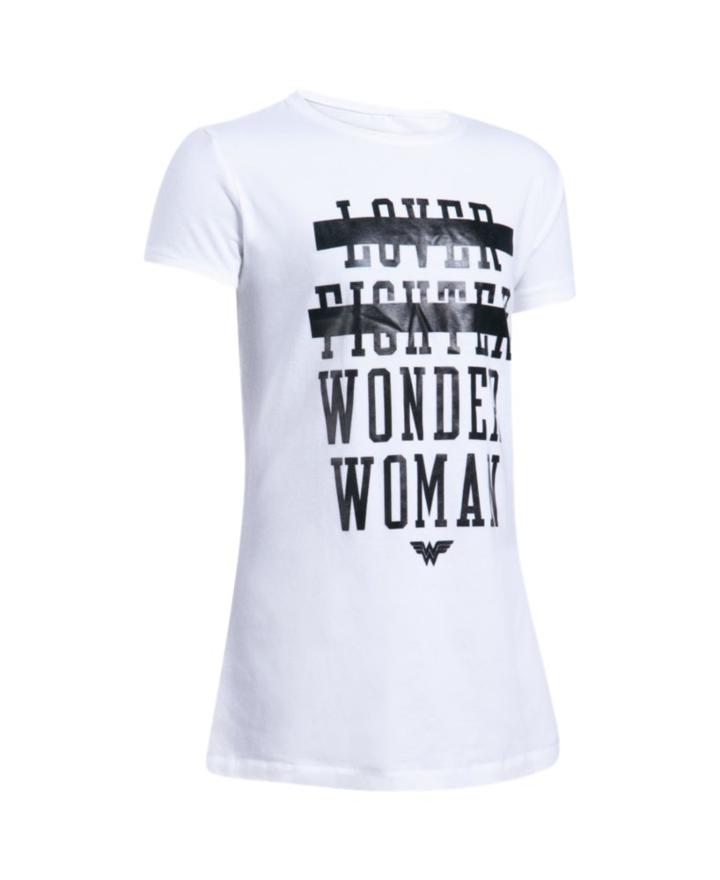 Girls' Under Armour Alter Ego Wonder Woman Lover Fighter T-shirt