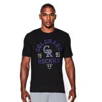 Under Armour Men's Colorado Rockies Charged Cotton Tri-blend T-shirt