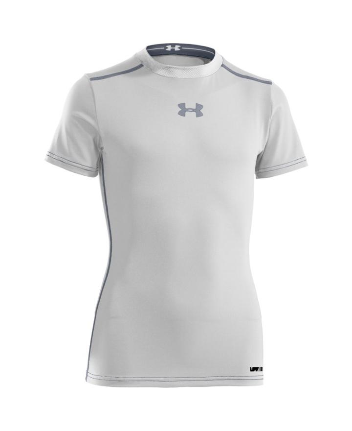 Under Armour Boys' Ua Heatgear Sonic Fitted Short Sleeve