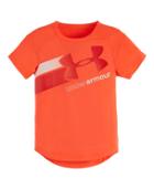 Under Armour Girls' Toddler Ua Fly By Logo T-shirt