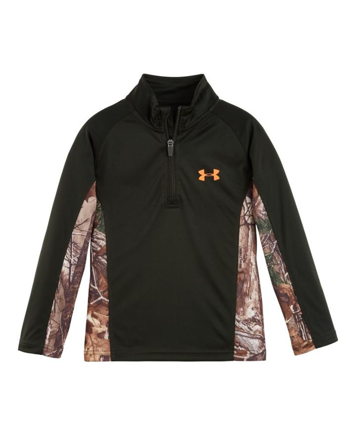 Under Armour Boys' Toddler Ua Hunt Camo Raglan 1/4 Zip