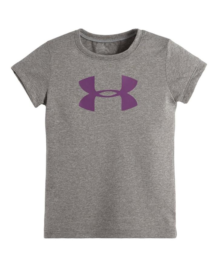 Under Armour Girls' Ua Toddler Big Logo T-shirt