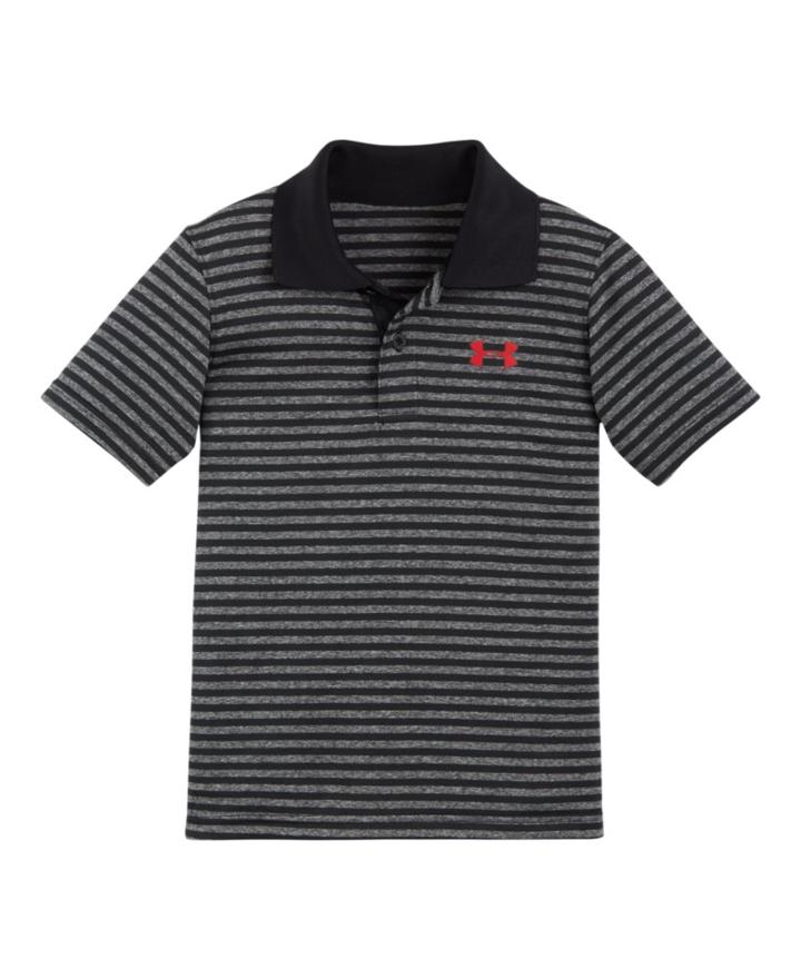 Under Armour Boys' Toddler Ua Playoff Stripe Yarn Dye Polo
