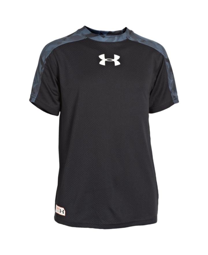 Under Armour Boys' Ua Combine Training Velocity Short Sleeve
