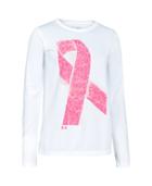 Under Armour Girls' Ua Power In Pink Graphic Long Sleeve