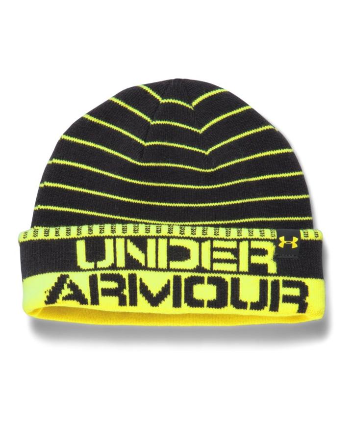 Under Armour Boys' Ua Cuff Stripe Beanie