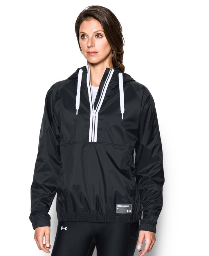 Under Armour Women's Ua Woven 1/2 Zip Hoodie