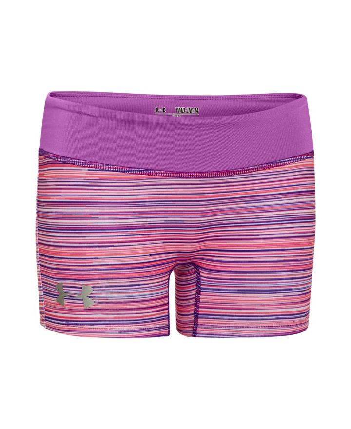 Under Armour Girls' Heatgear Sonic 3 Printed Shorts